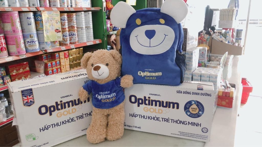 gấu bông vinamilk