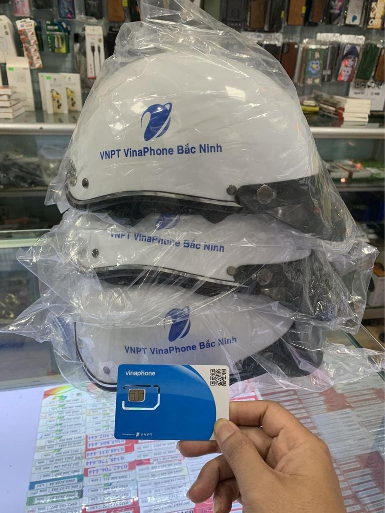 Mũ bảo hiểm Vinaphone thường được sử dụng trong các chiến dịch marketing