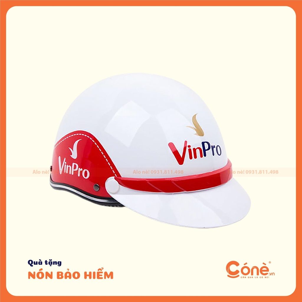 CONE cung cấp đa dạng mẫu in logo nón bảo hiểm quà tặng doanh nghiệp