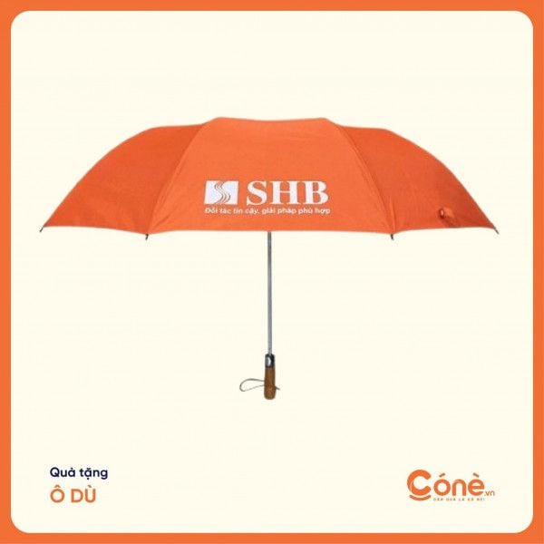 Hình ảnh minh hoạ mẫu ô dù in logo tại Cone