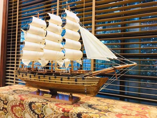 Thuyền buồm là mô hình độc đáo và gây ấn tượng mạnh