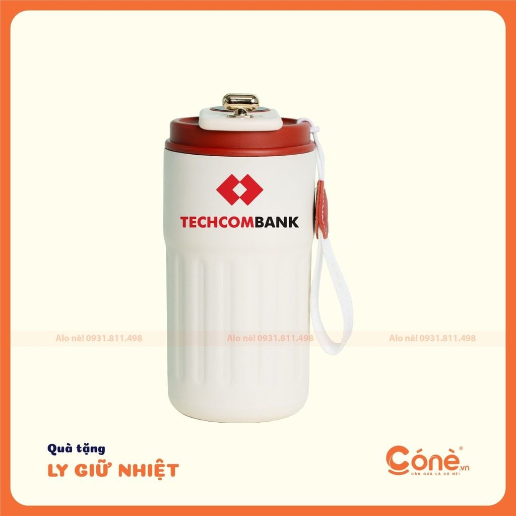 Thiết kế tiện ích, quà tặng ly giữ nhiệt in logo thương hiệu cho doanh nghiệp