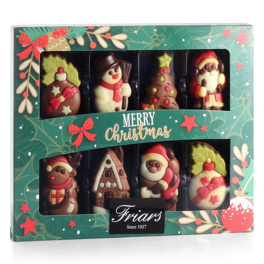Tặng nhân viên các viên kẹo socola họa tiết noel xinh xắn