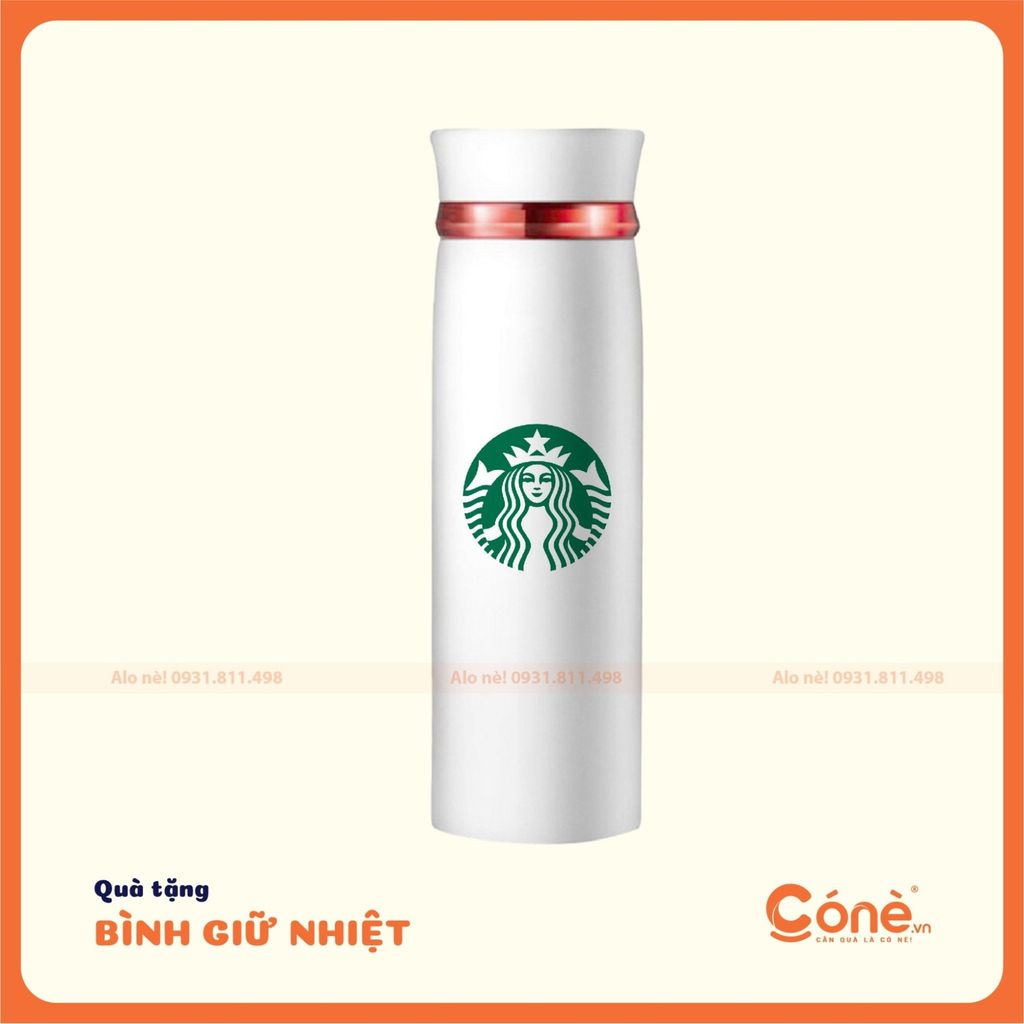 Bình giữ nhiệt in logo thương hiệu rất hữu ích với nhân viên văn phòng