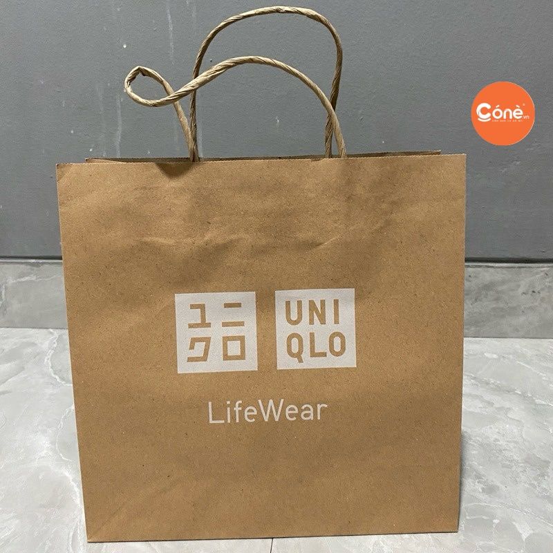 túi giấy Uniqlo