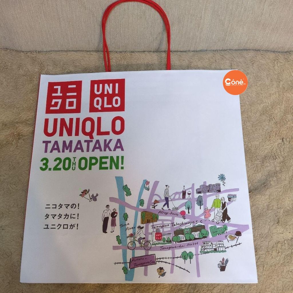 túi giấy Uniqlo