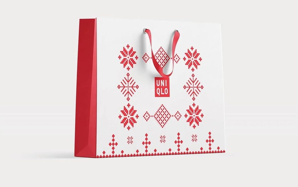 túi giấy Uniqlo