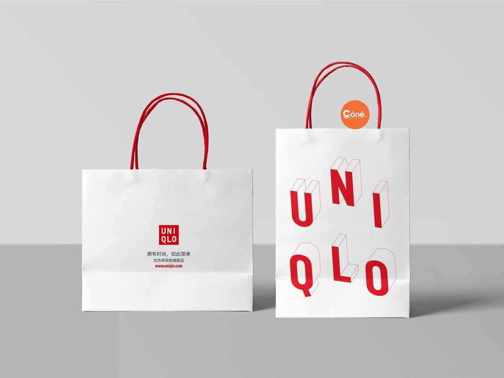 túi giấy Uniqlo