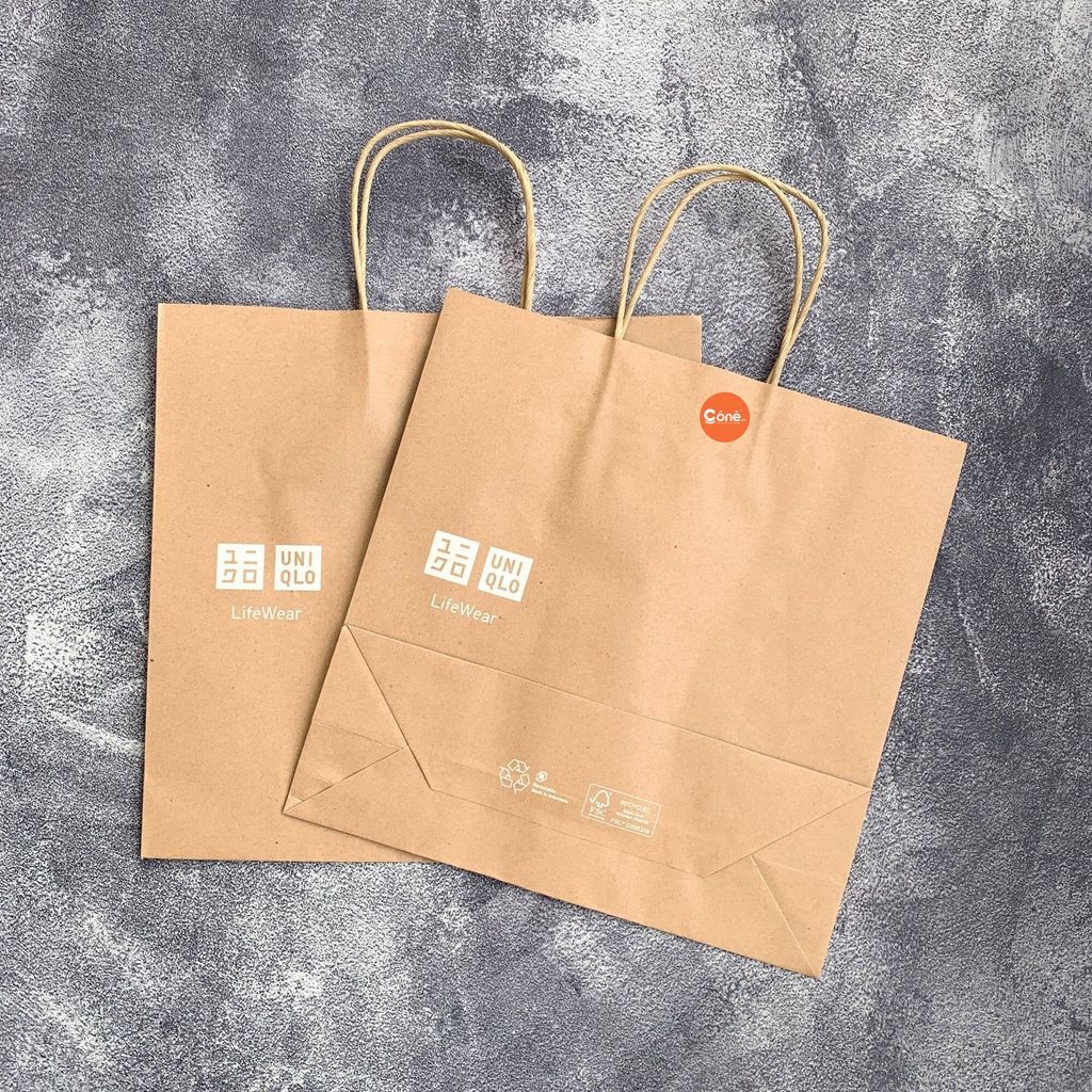 túi giấy Uniqlo