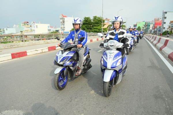 Hoàn thành 2.500 km, Yamaha chứng minh xe tay ga không chỉ để dạo phố