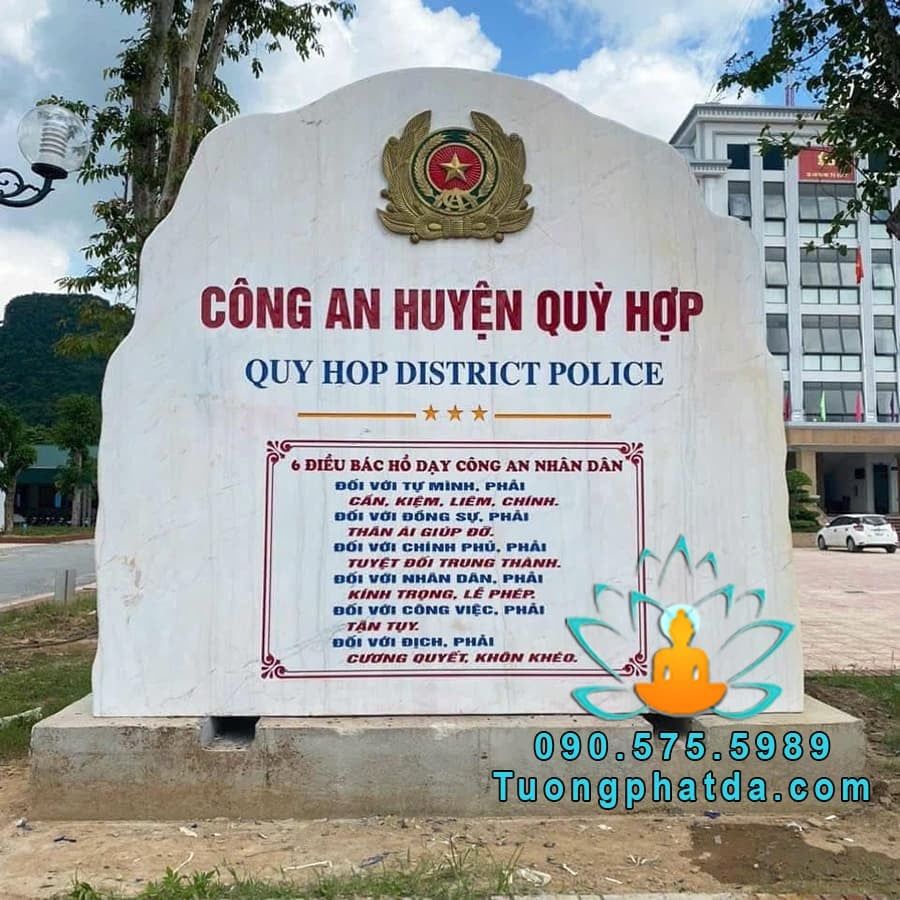 Bảng Hiệu Đá Nguyên Khối Cho Các Bộ Ban Ngành Đoàn Thể