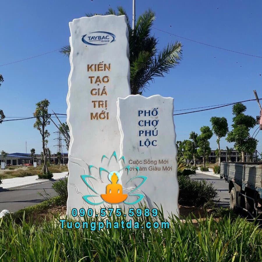 Nhân bản từ Bảng Hiệu Đá Cho Khu Phố Chợ Vĩnh Trụ