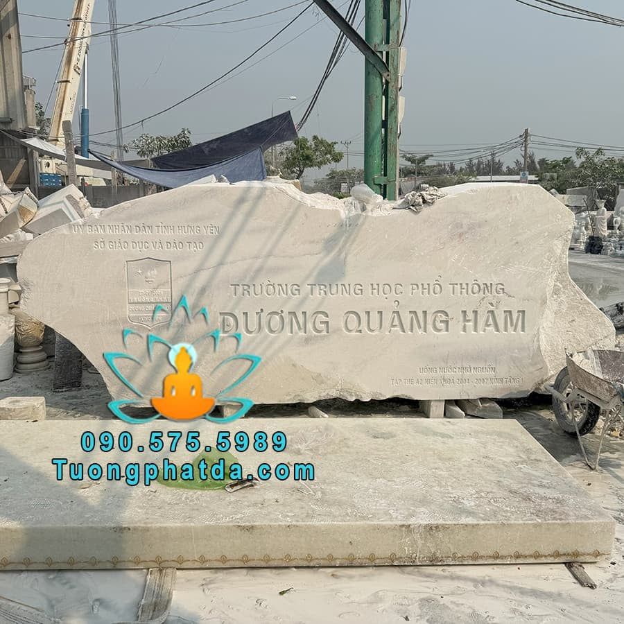 Bảng Hiệu Đá Đẹp Cho Trường THCS Tam Hợp