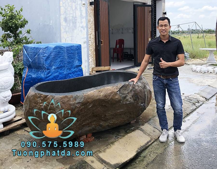 Bồn tắm bằng đá bazan đẹp nhất Đà Nẵng