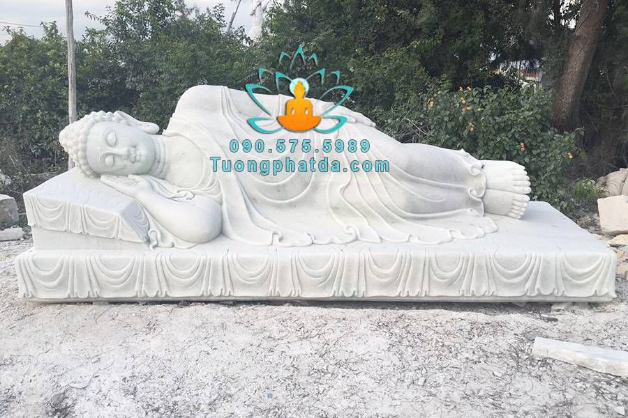 Tượng Đá Phật Thích Ca Nhập Niết Bàn Đẹp