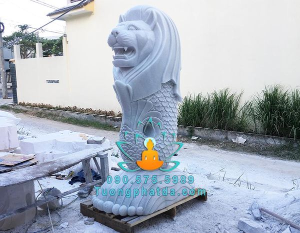 Tượng sư tử biển singapore đá mỹ nghệ đà nẵng