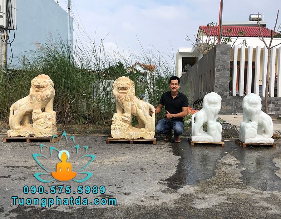 Tượng sư tử đá đẹp số 1 tại Đà Nẵng