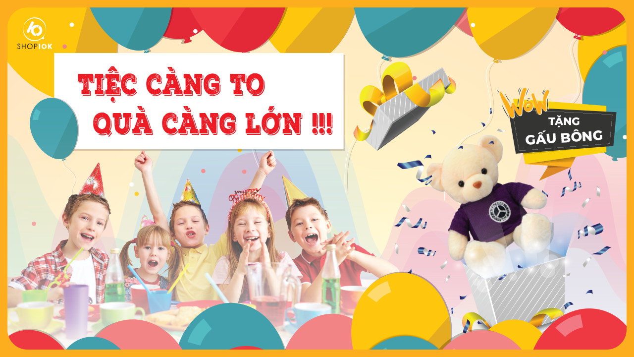 ĐẶT TIỆC SINH NHẬT CÒN ĐƯỢC TẶNG QUÀ!