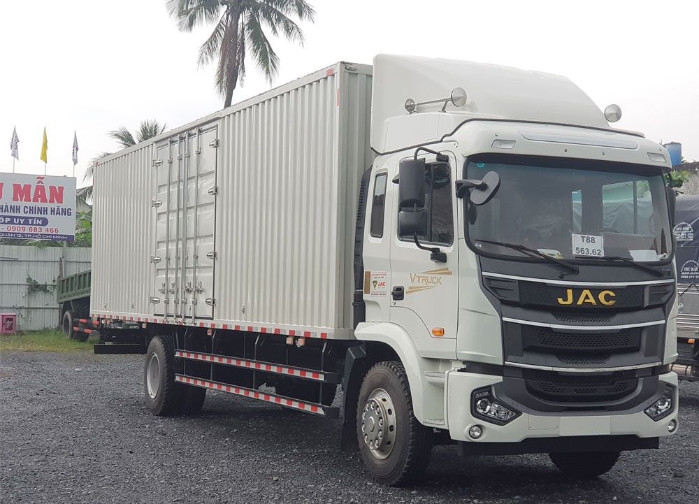 xe tải jac thùng container