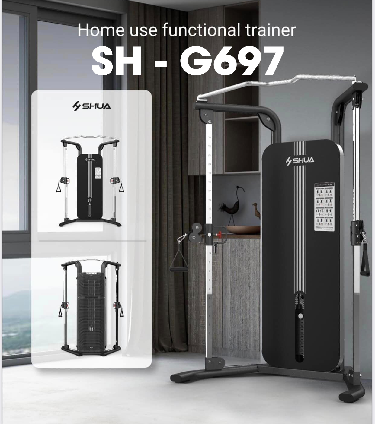 GÌAN TẬP KÉO XÔ ĐÔI SH-G697