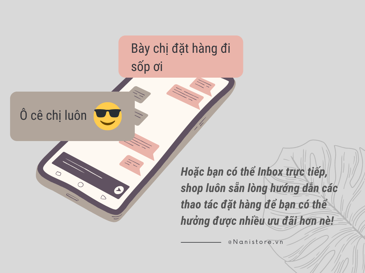 HỎI ĐÁP CÙNG NANI & CÁCH MUA HÀNG TRÊN WEB
