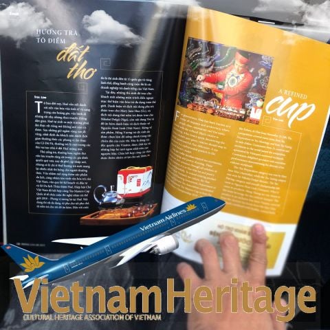 Hồng Vương Trà bay cùng Vietnamairline !