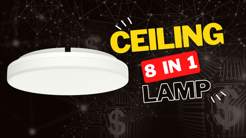 Tự hào giới thiệu đèn ốp trần 8 in 1 - Hòa sáng không gian sống!