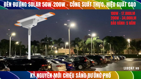 Catalog sản phẩm Đèn Đường Năng lượng mặt trời - Bảo hành 5 năm