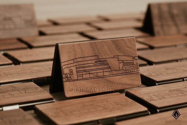 3 lý do khiến AEON MALL lựa chọn hộp đựng namecard gỗ