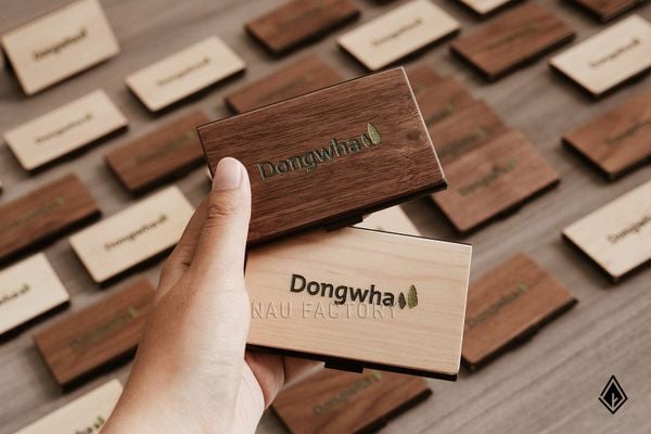 Vì sao Dongwha lựa chọn hộp đựng namecard gỗ?