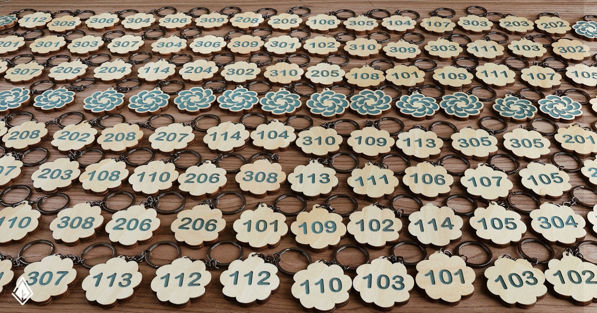 Chất liệu gỗ cứng cáp và bền bỉ dù sử dụng thời gian dài. Ảnh: Nâu Factory