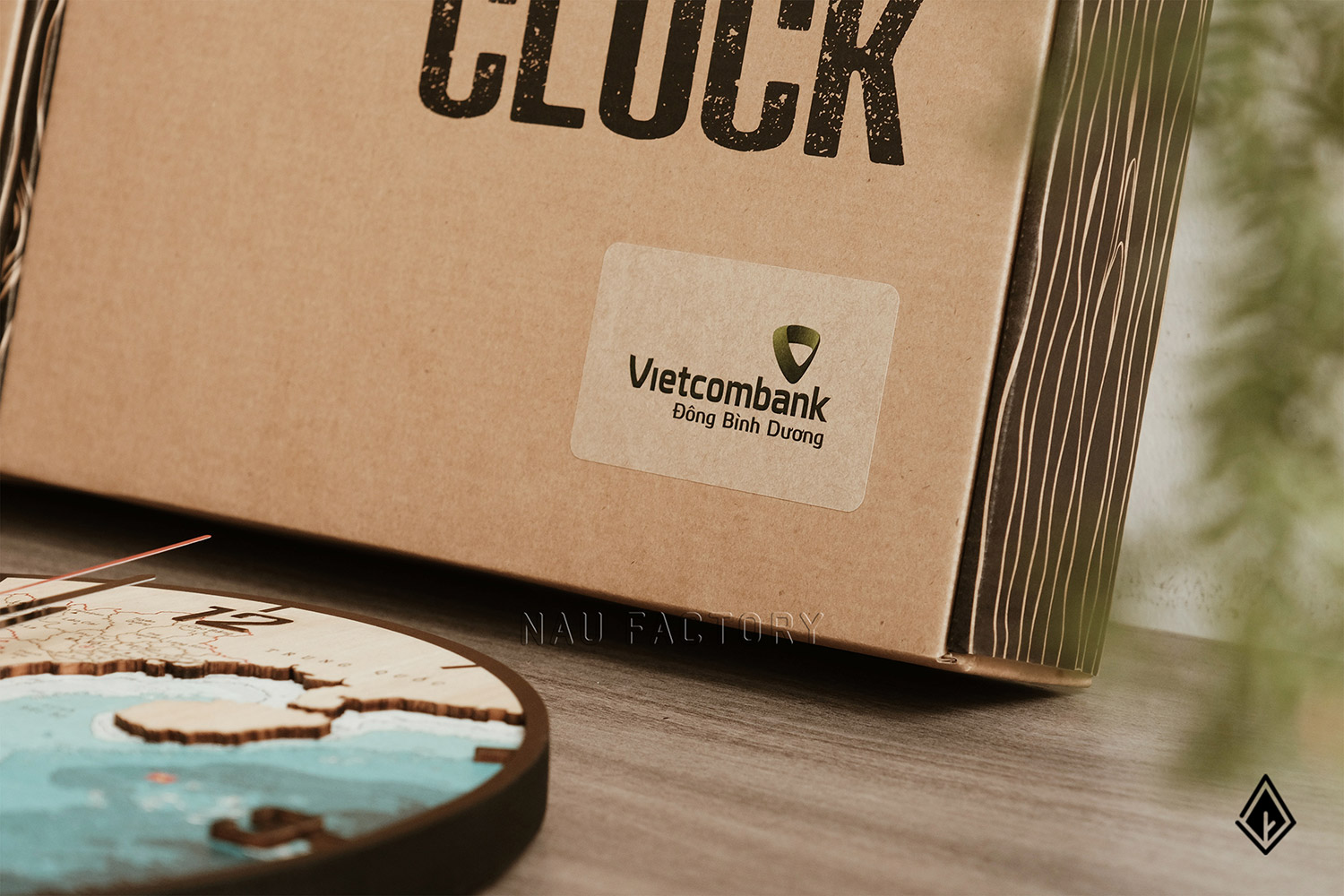 đồng hồ gỗ bản đồ Việt Nam