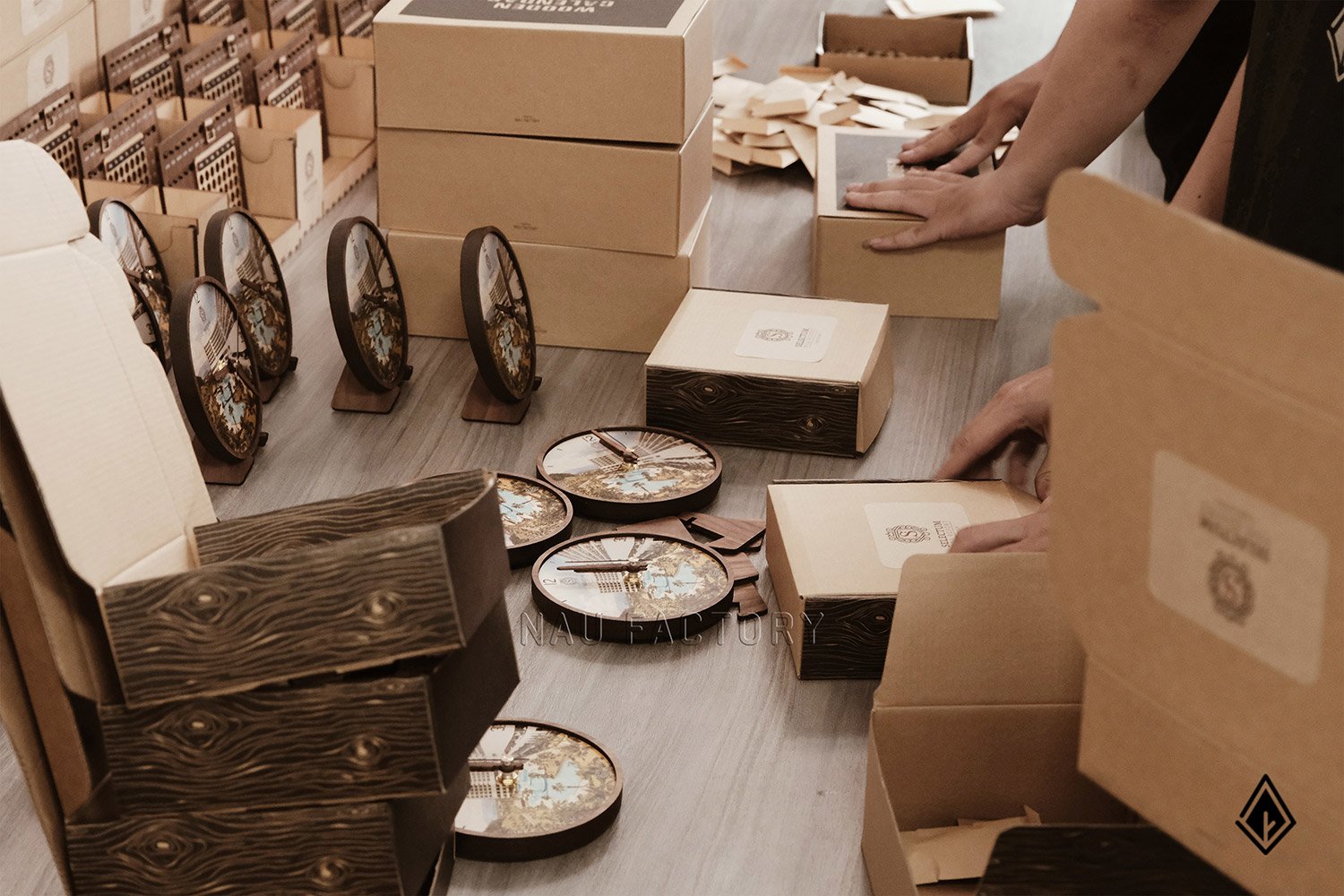 Set quà tặng gỗ để bàn