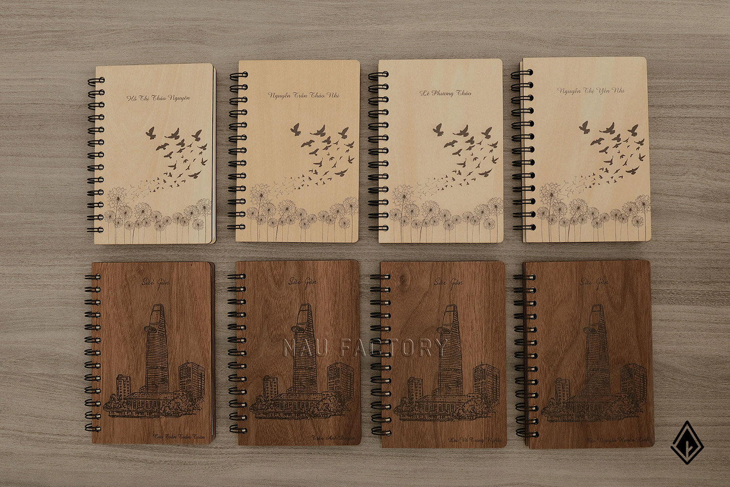 sổ tay gỗ