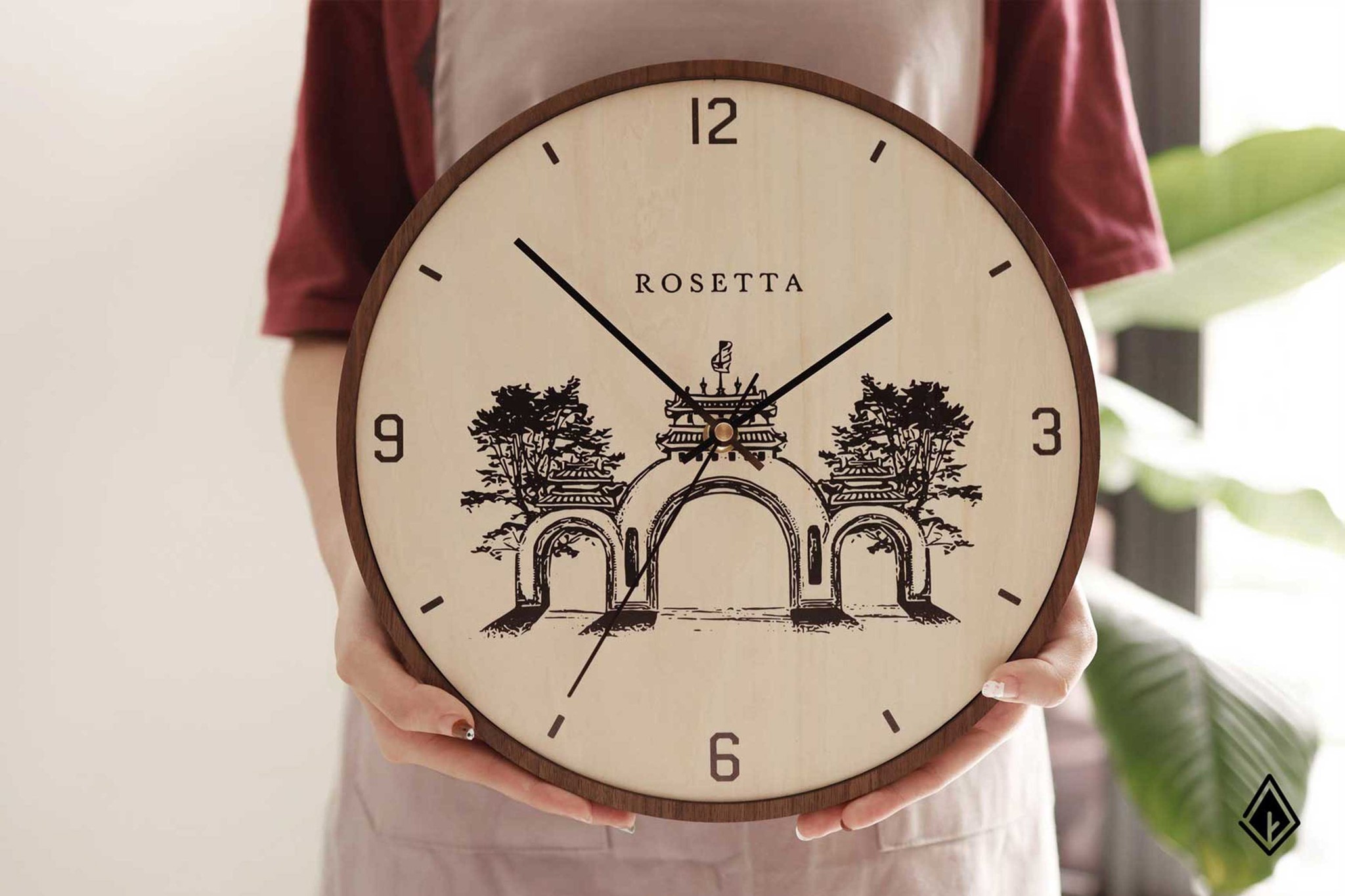 Quà tặng thương hiệu - đồng hồ, ốp, sổ in theo yêu cầu Rosetta