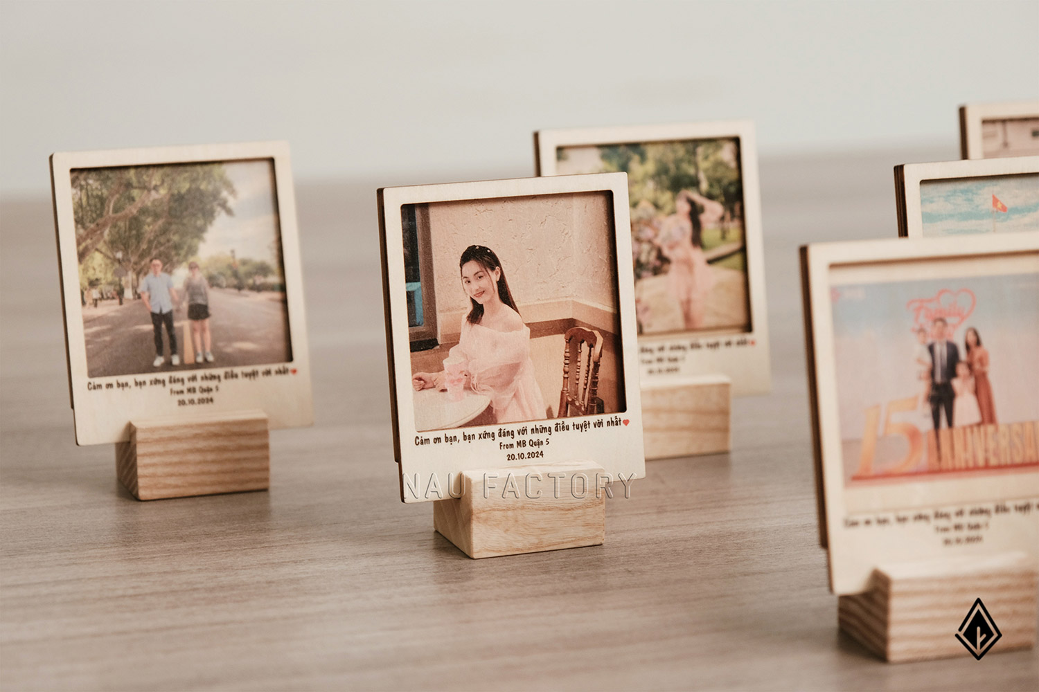 Tranh gỗ mini để bàn