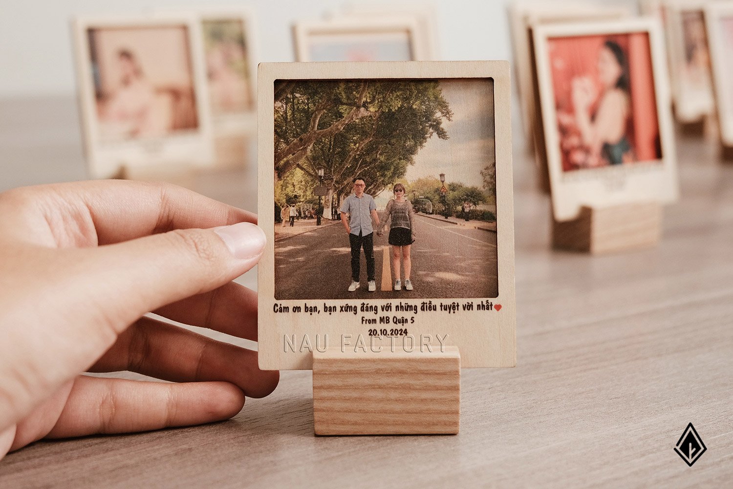 Tranh gỗ mini để bàn