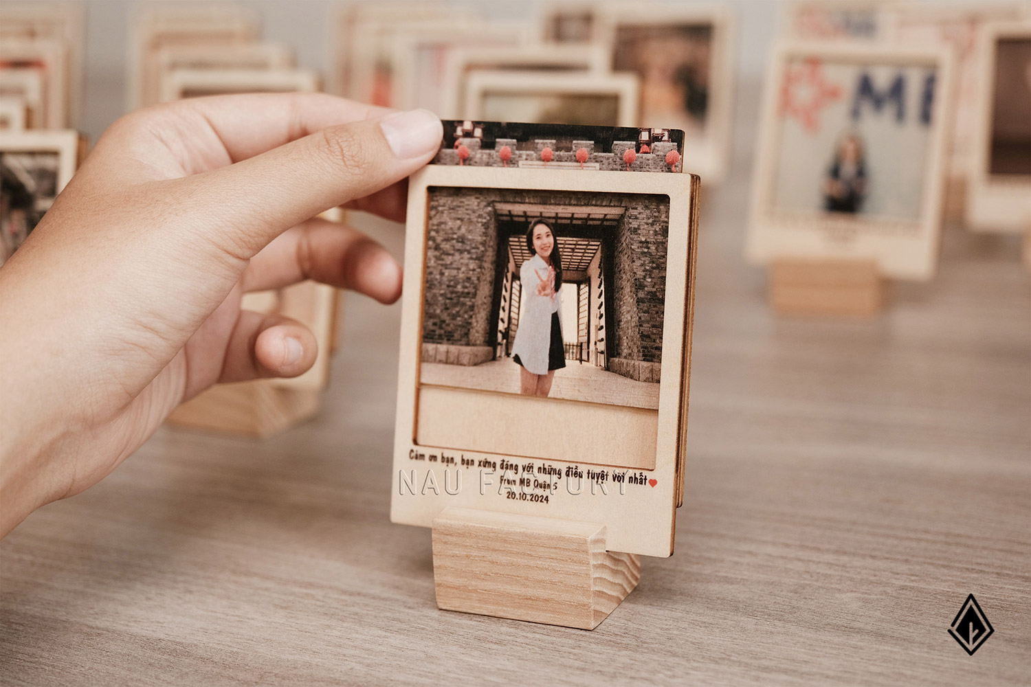 Tranh gỗ mini để bàn