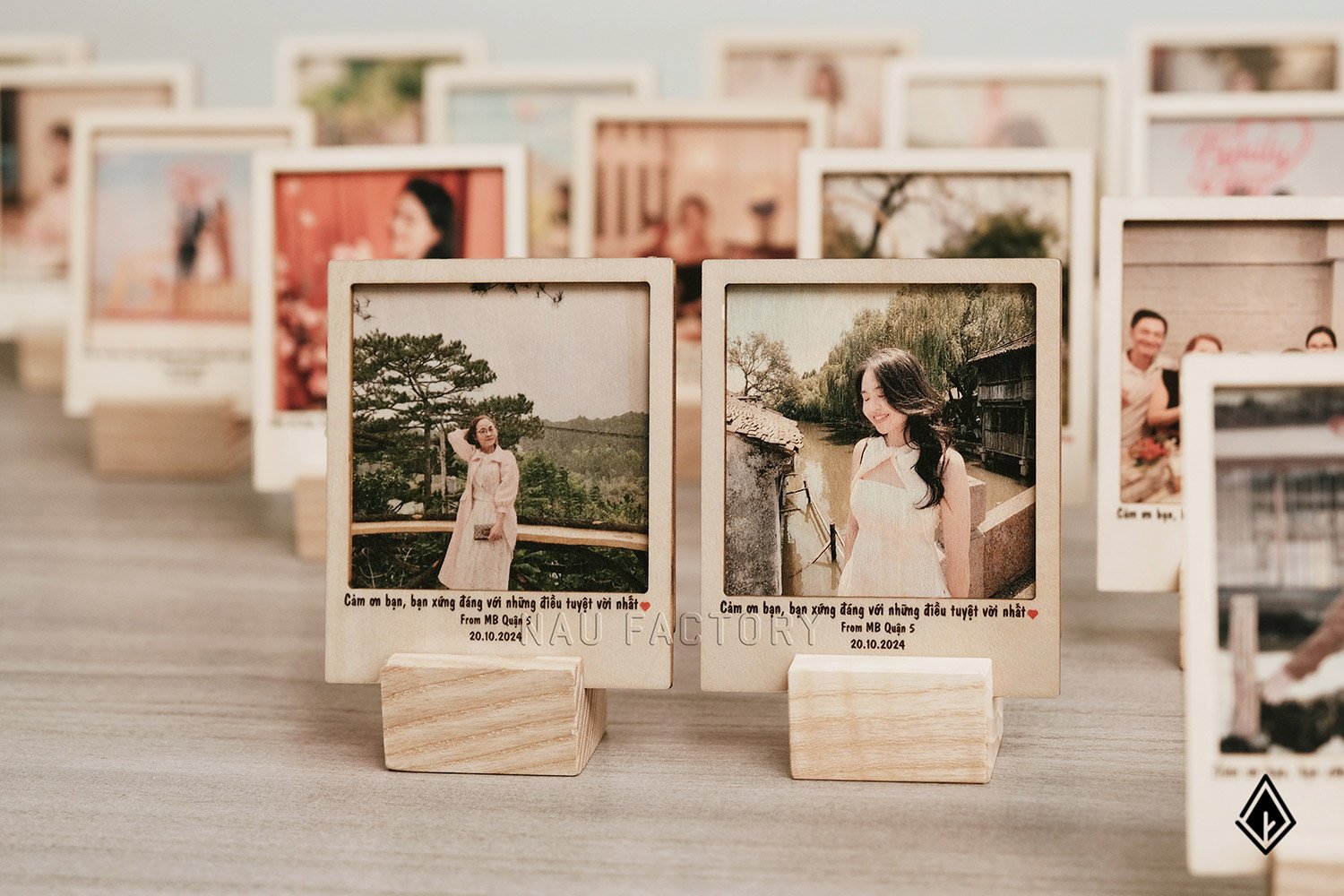 Tranh gỗ mini để bàn