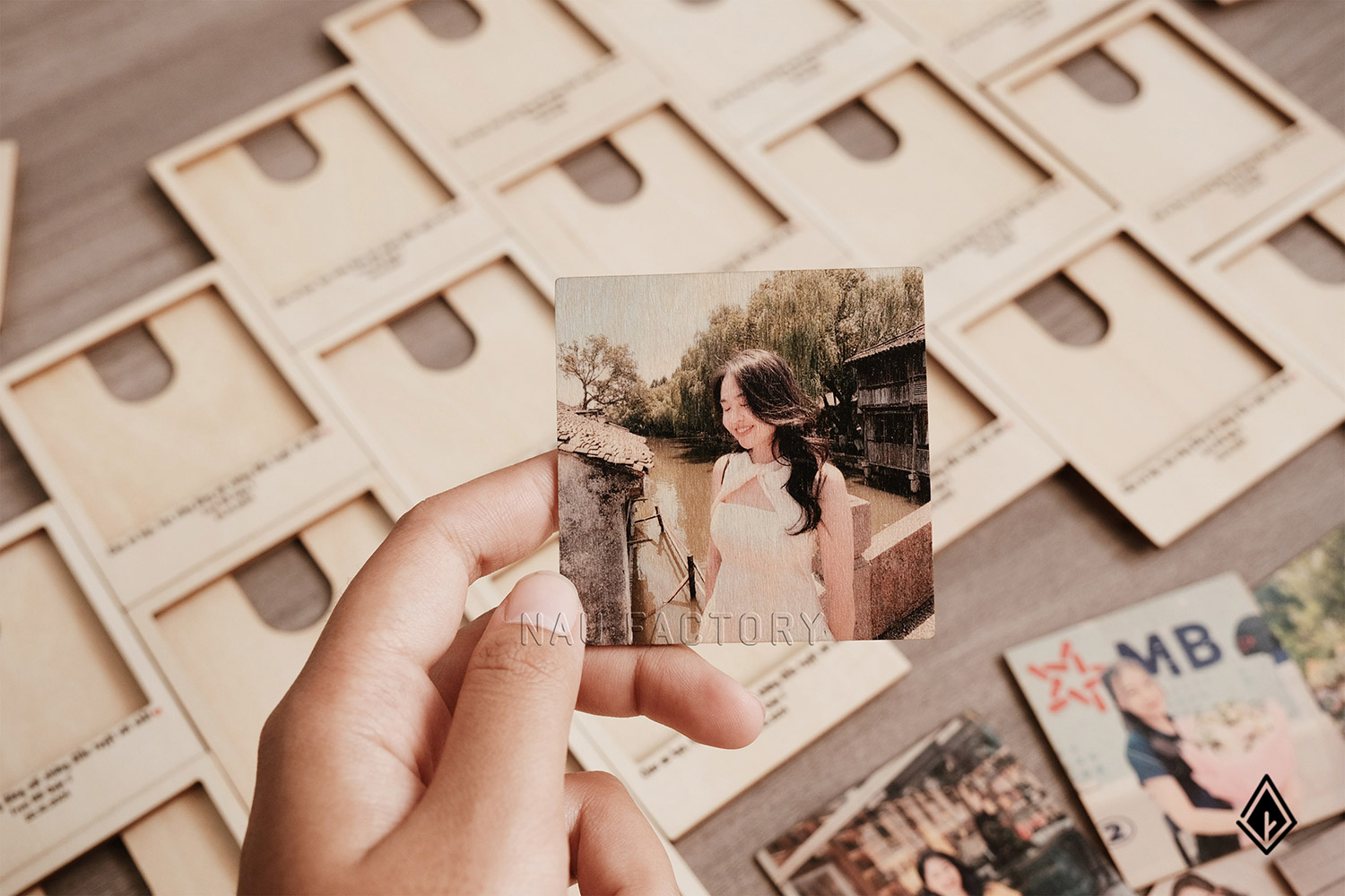 Tranh gỗ mini để bàn