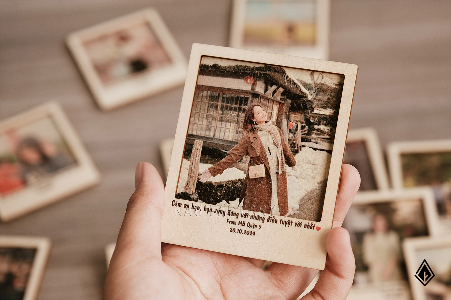 Tranh gỗ mini để bàn