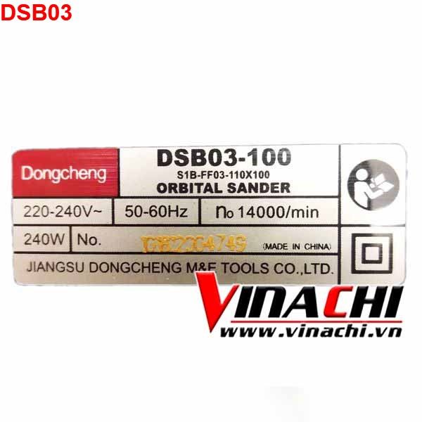 Máy đánh giấy giáp rung dongcheng DSB03-100