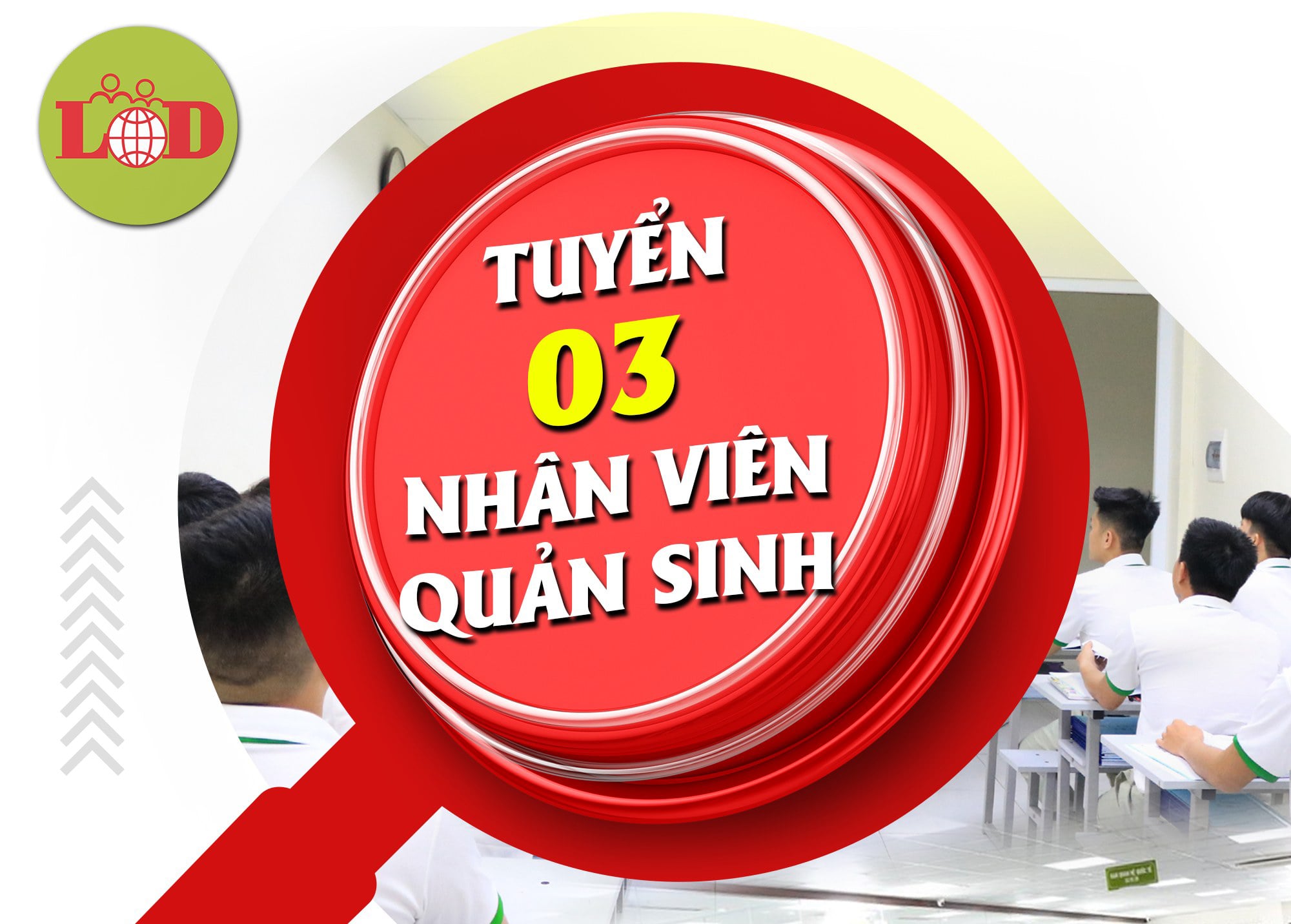 [TUYỂN DỤNG] 03 NHÂN VIÊN QUẢN SINH