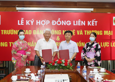 THAI NGUYEN 商業・技術短期大学とLOD人材開発株式会社の連携契約締結式