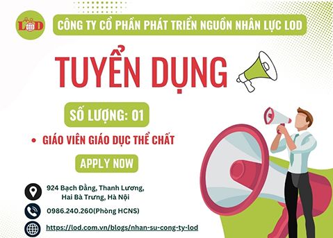 [TUYỂN DỤNG] 01 GIÁO VIÊN GIÁO DỤC THỂ CHẤT