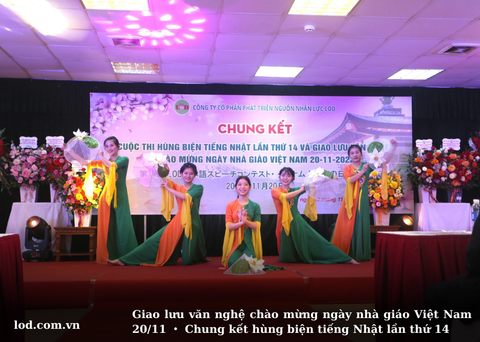 Giao lưu văn nghệ chào mừng ngày nhà giáo Việt Nam 20/11 và Chung kết cuộc thi hùng biện tiếng Nhật lần thứ 14
