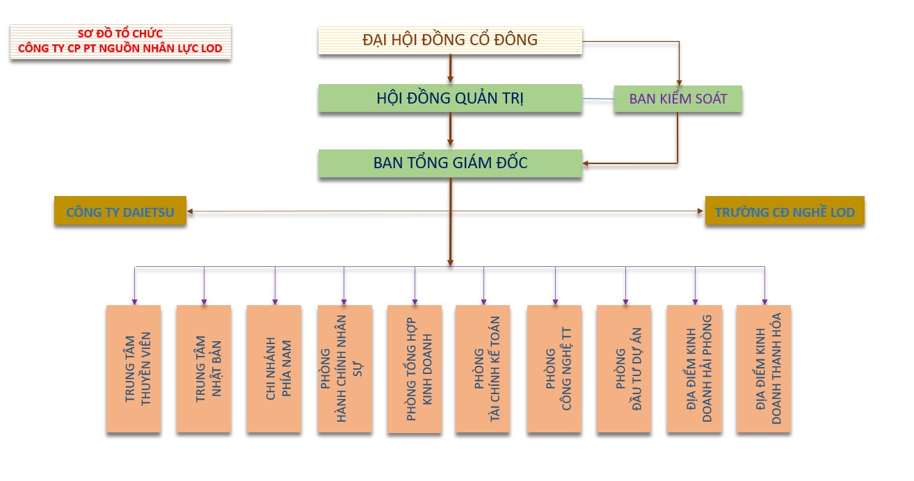 Sơ đồ tổ chức