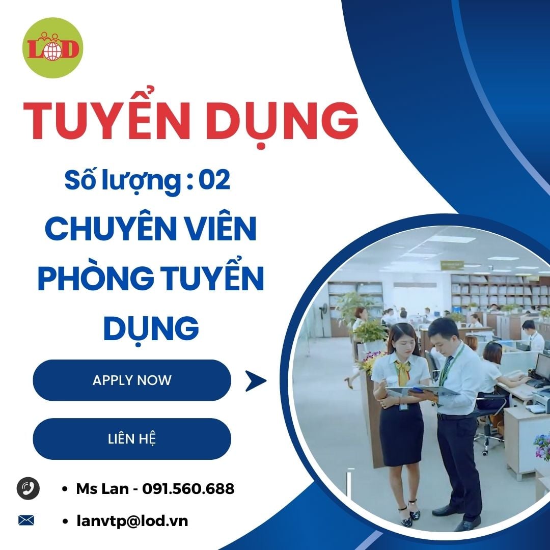 [TUYỂN DỤNG] 02 CHUYÊN VIÊN TƯ VẤN TUYỂN DỤNG