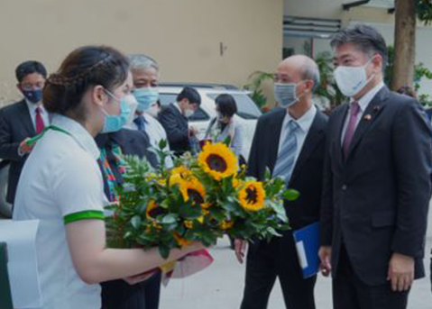 MR. FURUKAWA YOSHIHISA - MINISTER OF JUSTICE OF JAPAN COMES TO WORK WITH VAMAS AND VISITS LOD HUMAN RESOURCE DEVELOPMENT CORPORATION