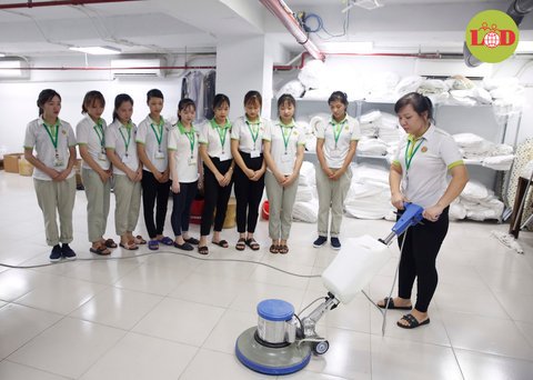 Tuyển dụng 4 nữ nghề vệ sinh chăm sóc tòa nhà